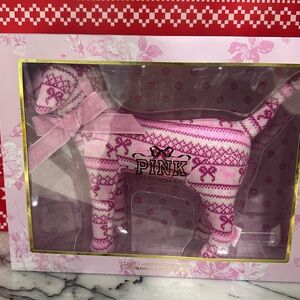 PINK Victoria's Secret Love Shack Fancy Dog Plush with bows 🎀